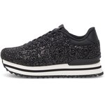 Woden Ronja Plateau glitter/black