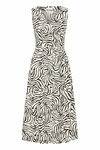 B.Young Button dress  Wit/Zwart