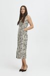 B.Young Button dress  Wit/Zwart