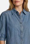 C&S Laira blouse jeansblue