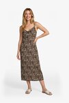 C&S Disa dress khaki/black