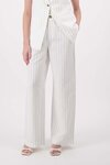 Zusss Pinstripe  broek soft kit/zwart
