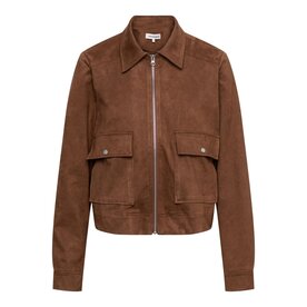 &amp;CO Hazel jasje suedine caramel