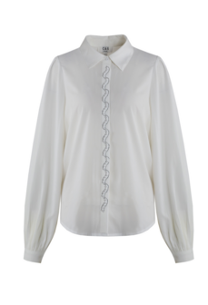 C&amp;S Vivien blouse roomwit