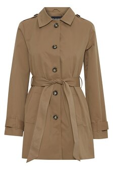 B.young trench coat camel