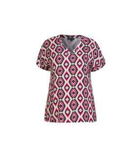 Exxcellent  Rowena top zand/ magenta