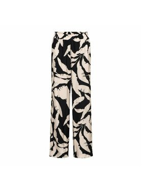 &amp;CO Nadine broek banana leaf black