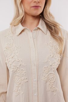 C&amp;S Linsey blouse ecru