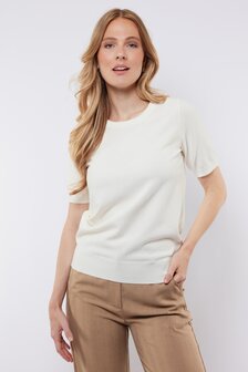 C&amp;S Anne top off white