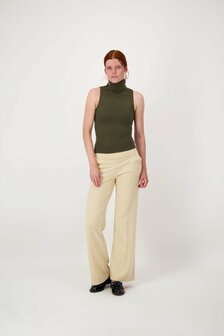 Zusss visgraat broek beige