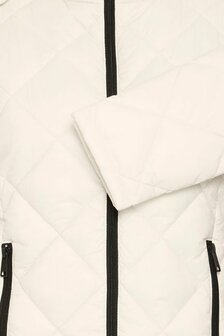 B.Young hood jacket  off white