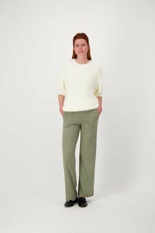 Zusss Broek visgraat mosgreen