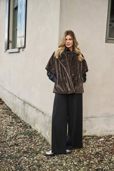 C&amp;S Orla coat  chocolade