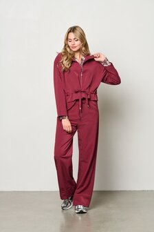 &amp;CO Perfaite travel broek wine red