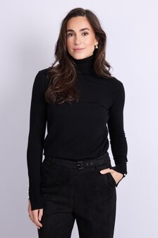 C&amp;S Kalisse knit pullover black