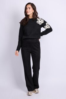 C&amp;S Philippa pants black