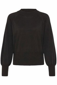 B.Young Mobbe jumper zwart  met subtiele glitter