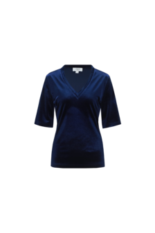 C&amp;S Tracy top  donkerblauw