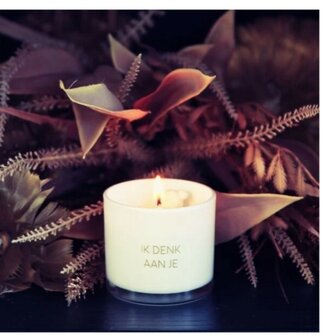 My Flame Sojageurkaars Ik denk aan je