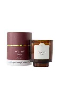 Zusss  Geurkaars glas in koker donkerrood