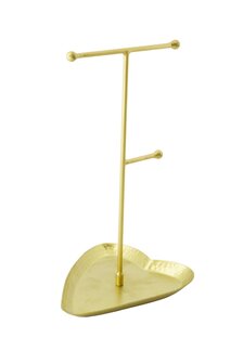 Zusss Sieradenrekje metaal hartje goud