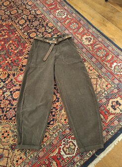 Barrel Corduroy broek bruin