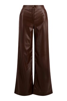 Zusss Faux leren wideleg  bruin