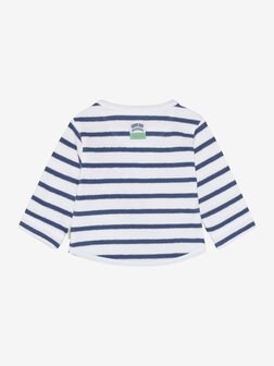 Noppies Tee stripe blue/white