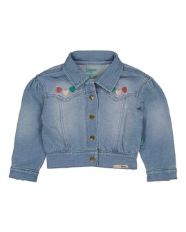 Bess jacket jog denim hartjes