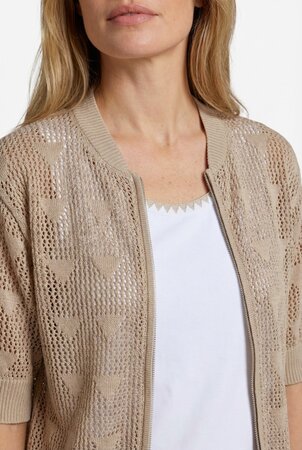 C&S Karna knit cardigan khaki