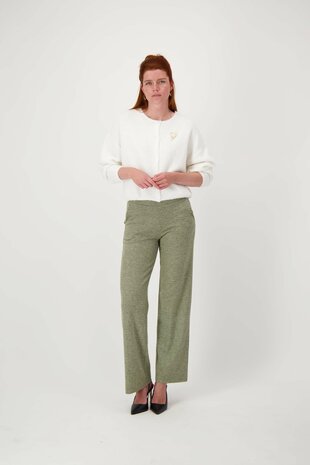Zusss Basic vestje off white