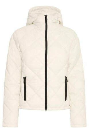 B.Young hood jacket  off white