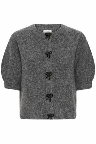 B..Young Omea Deco cardigan dark grey