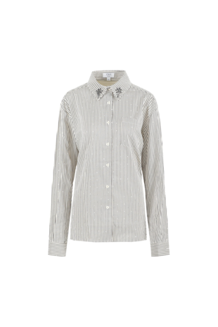 C&S Lylith blouse off white/black