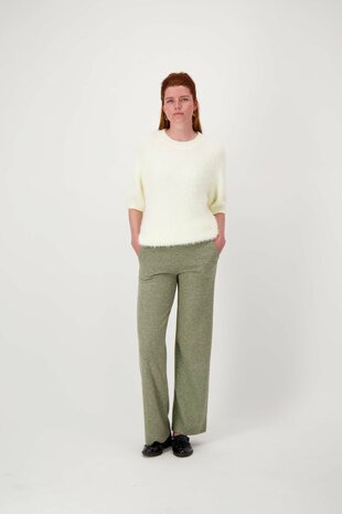 Zusss Broek visgraat mosgreen