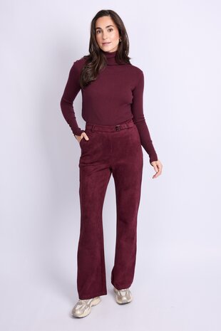 C&S Philippa pants Bordeaux