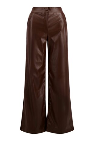 Zusss Faux leren wideleg  bruin