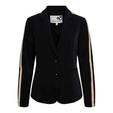 &CO Blazer Pammy travel zwart