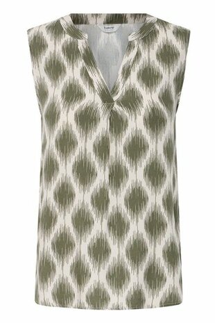 B.Young top  ikat green
