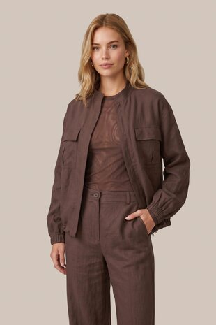 C&amp;S Jinora jacket mocha brown
