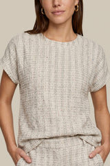 C&amp;S Tesja top light camel/color mix