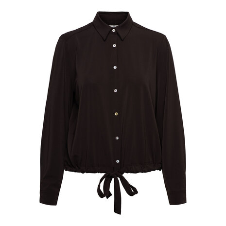 &amp;CO Blouse lotus dark chocolate