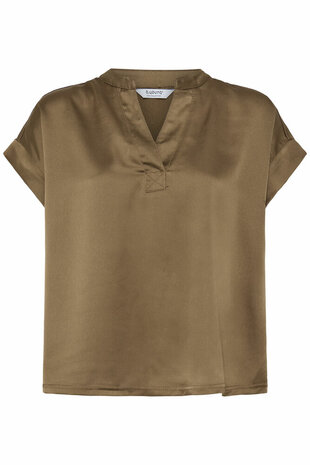 B.Young Selita v neck  sepia
