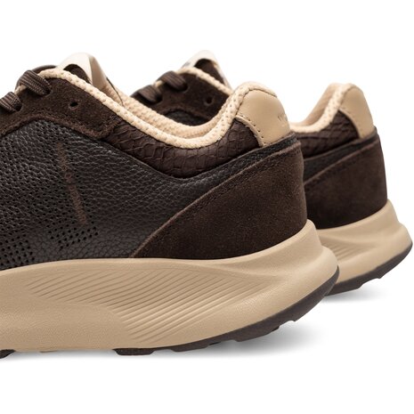 Woden Mathilde runner  leather chocolate