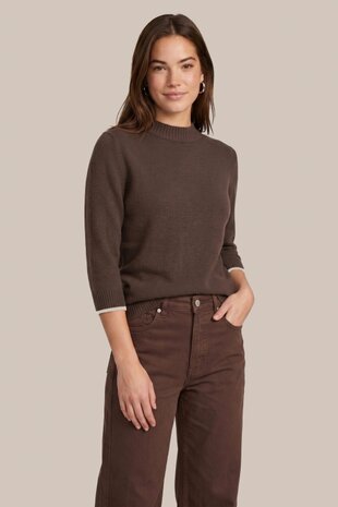 Astrid pullover mocha brown