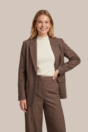 C&amp;S Brooklyn blazer mocha brown