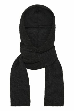 B.Young Vasha hooded scarf meteorite