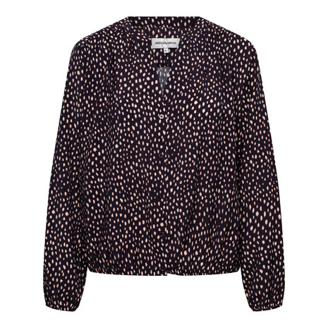 &amp;CO Adelle bambi blouse  plum