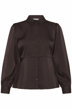 B.Young Peplum shirt bruin