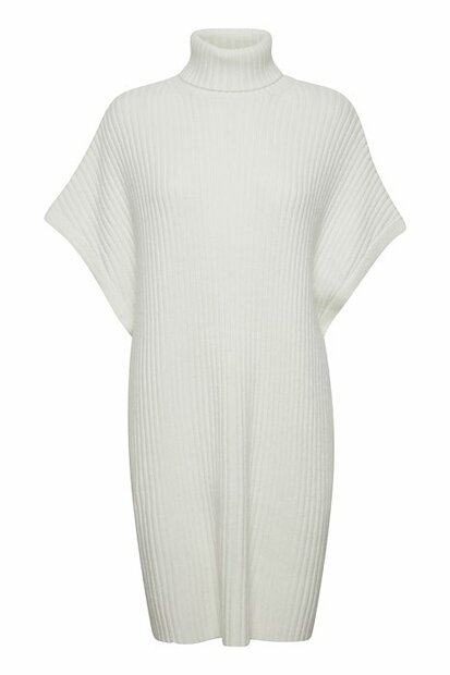 B.Young Bymanny Rib Poncho Off White